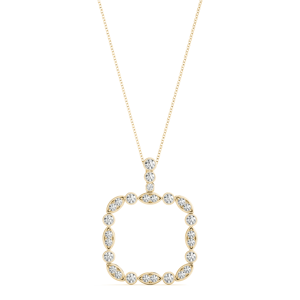 Paige Natural Diamond Prong Set  Necklace