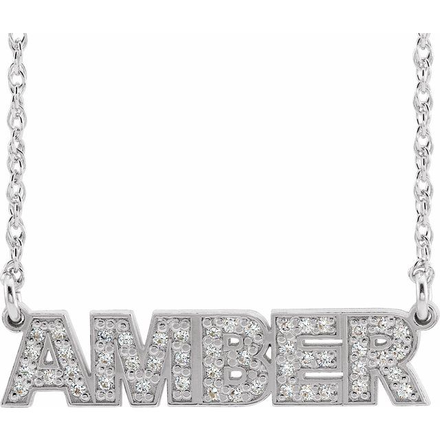 0.1 Ct Natural Diamond Round Cut Paulene Designer Pendants Necklaces in Silver 925
