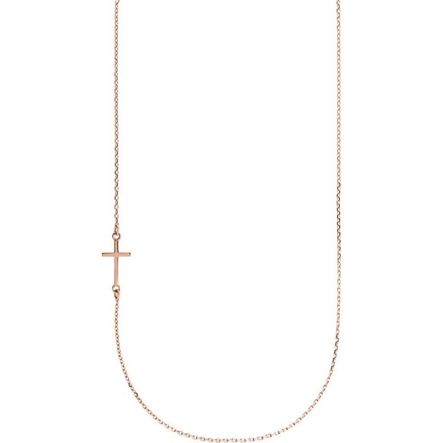 Benit Cross Pendants Necklaces in Silver 925