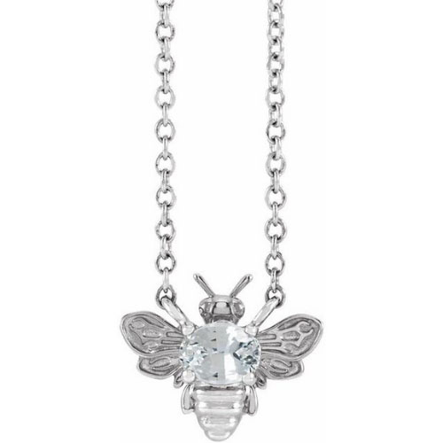0.15 Ct Lab-Created Diamond Oval Cut Rennice  Solitaire Pendant Necklaces in 14K White Gold