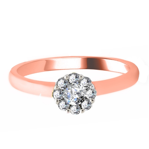 0.20 - 3.00 Carat Cluster Diamond Ring
