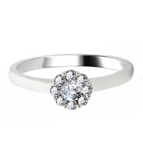 0.20 - 3.00 Carat Cluster Diamond Ring