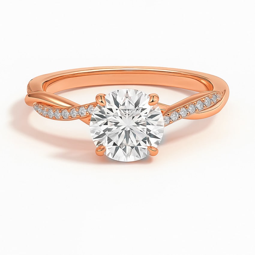 Cher Natural 4 Prong  Diamond Ring