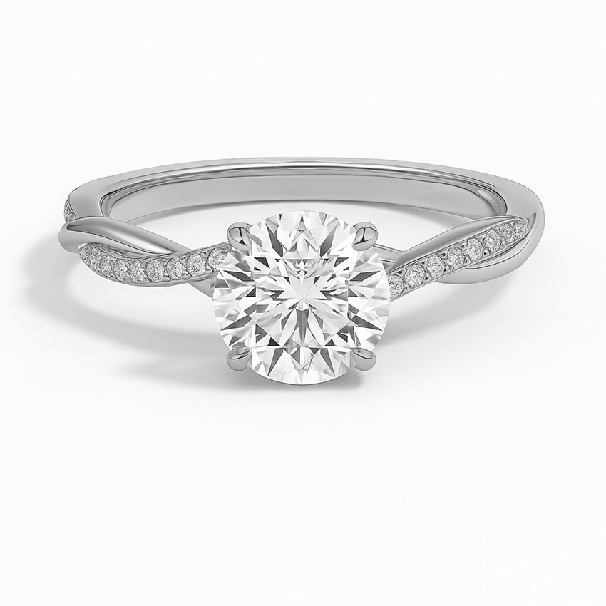 Cher Natural 4 Prong  Diamond Ring