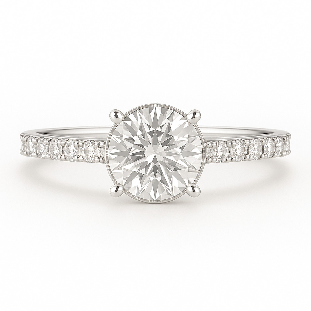 Benthe Natural 4 Prong  Diamond Ring