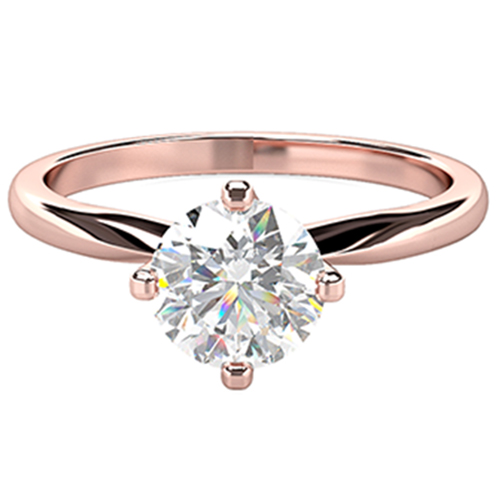 0.5 Ct Lab-Created Diamond Round Cut Nalayah  Mens Engagement Rings in Silver 925