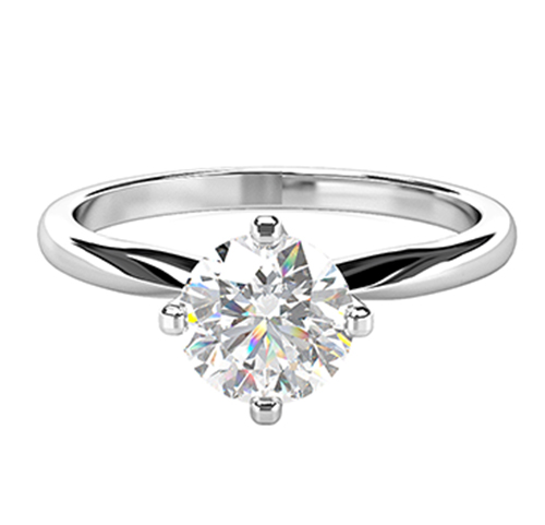 0.5 Ct Lab-Created Diamond Round Cut Nalayah  Mens Engagement Rings in Silver 925