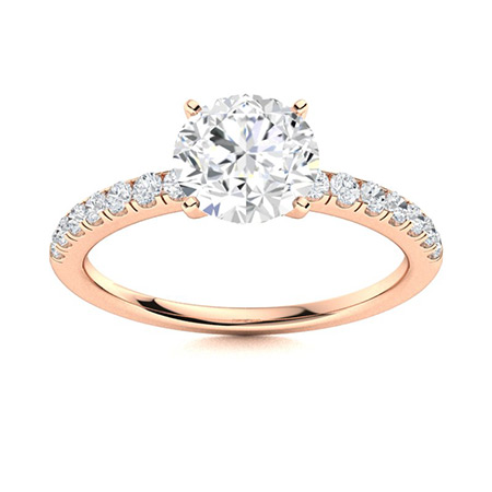 Cailla Natural 4 Prong  Diamond Ring