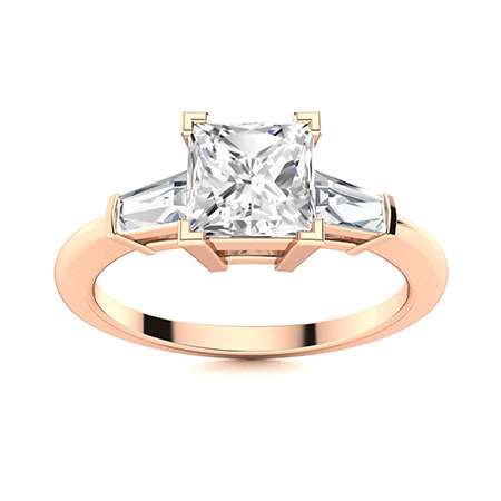 Diavian Natural 4 Prong  Diamond Ring