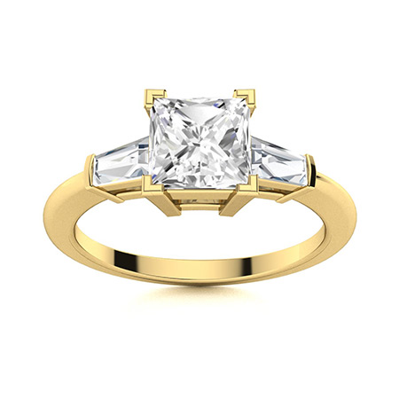 Diavian Natural 4 Prong  Diamond Ring