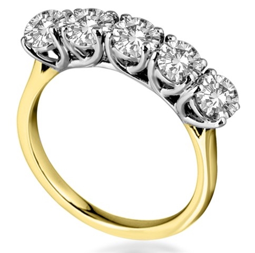 Demanda Natural 4 Prong  Diamond Ring