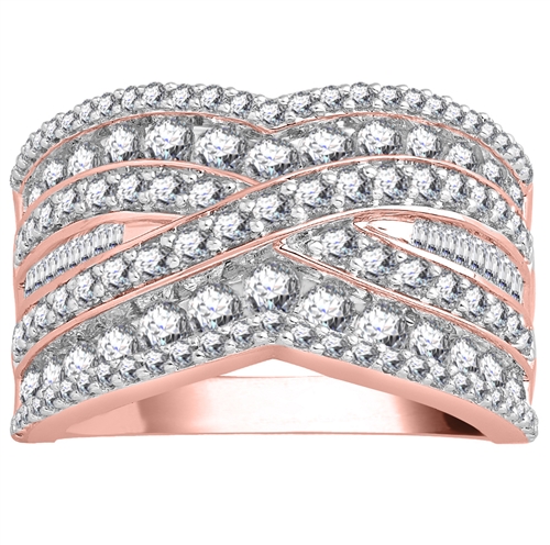 Eirene Natural Pave set  Diamond Ring