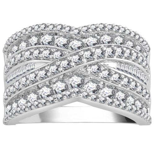 Eirene Natural Pave set  Diamond Ring