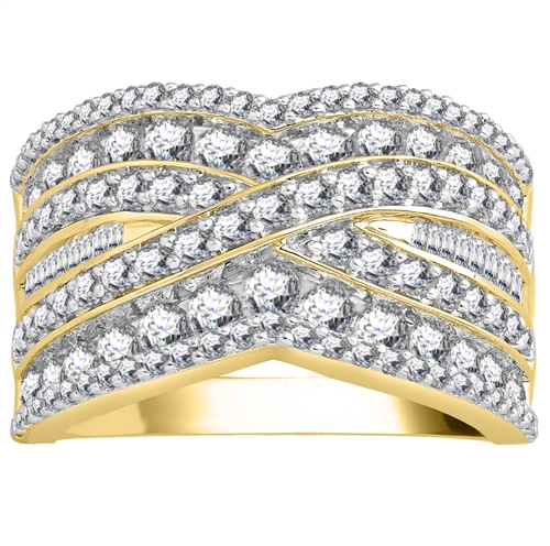 Eirene Natural Pave set  Diamond Ring