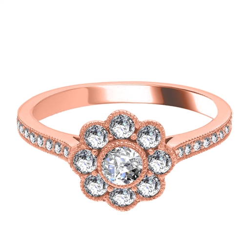 Ermenburg Natural Bezel  Diamond Ring