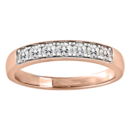 Elease Natural Pave Set  Diamond Ring