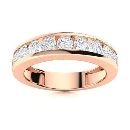 Eilleen Natural Channel Set  Diamond Ring
