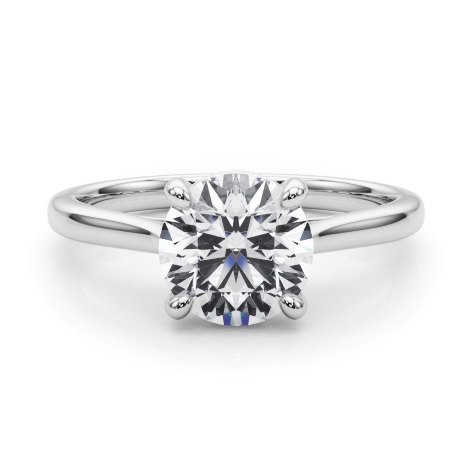 Eve 4 Prong Classic Solitaire Diamond Ring