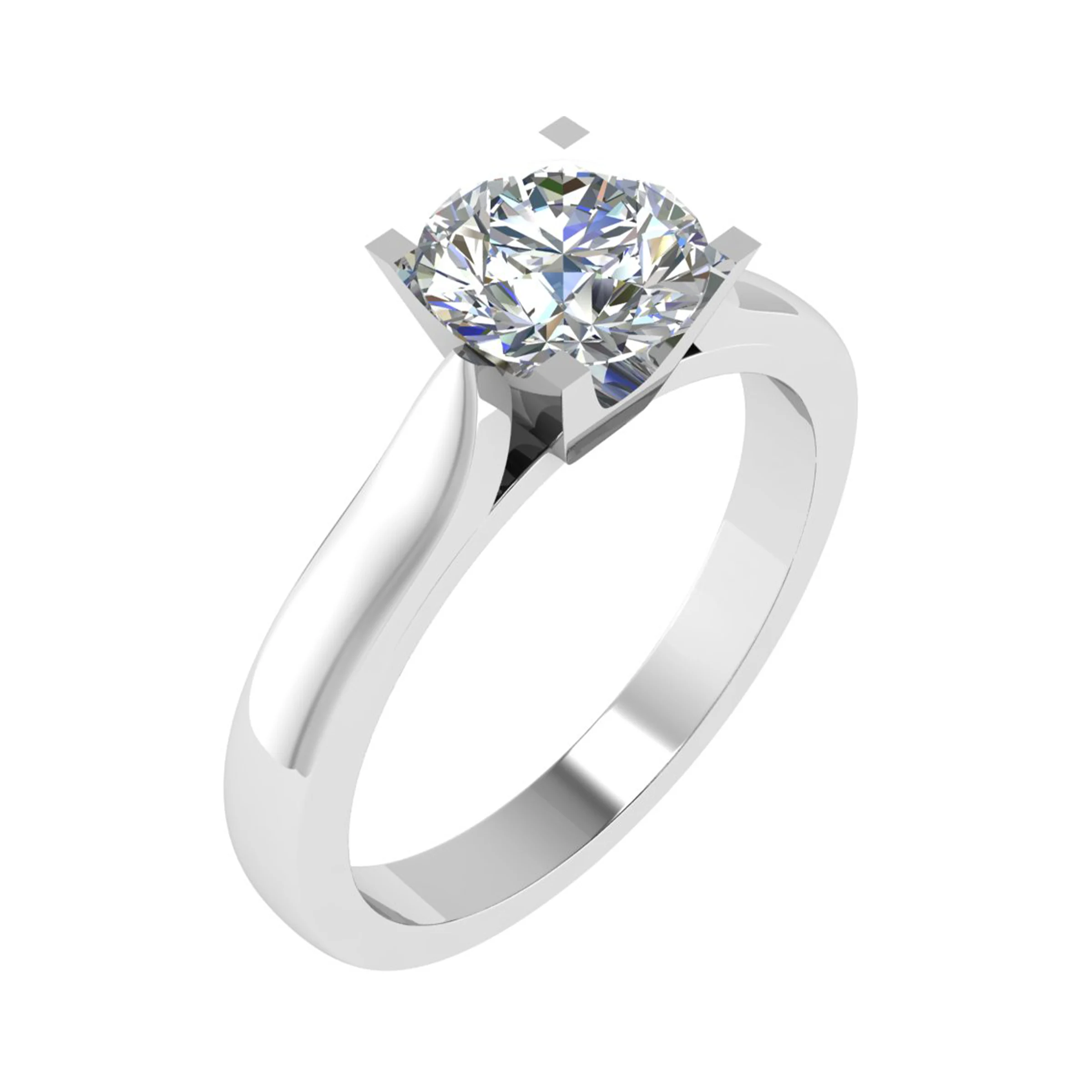 Solitaire Classic Engagement Diamond Ring