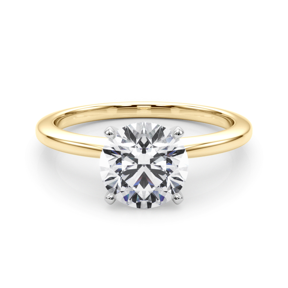 Charla Lab-Created 4 Prong  Diamond Ring
