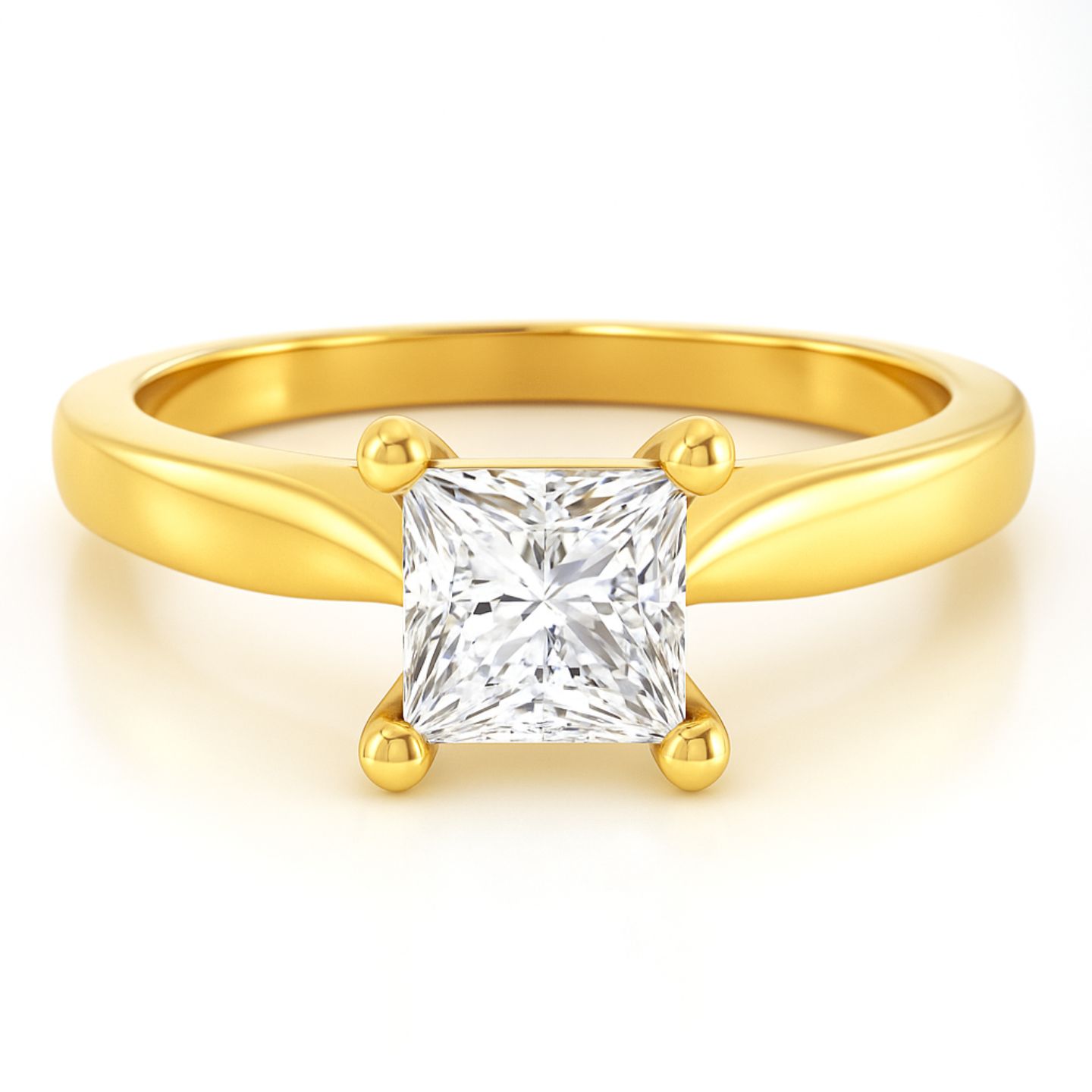Brida Natural 4 Prong  Diamond Ring