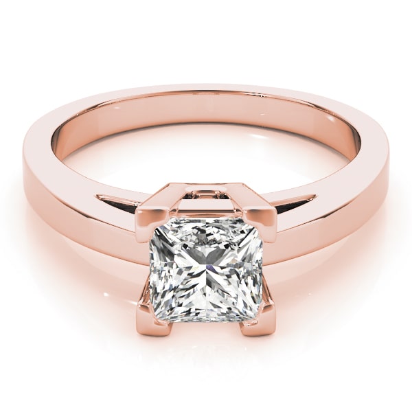 0.2 Ct Lab Grown Princess Cut Cordia  Solitaire Diamond Rings in Silver 925
