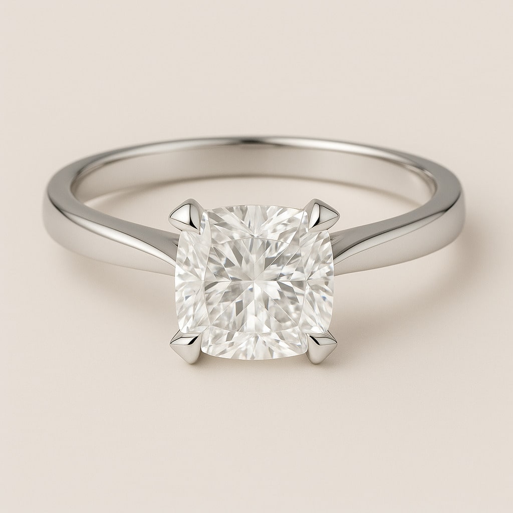 Bellanie Natural 4 Prong  Diamond Ring
