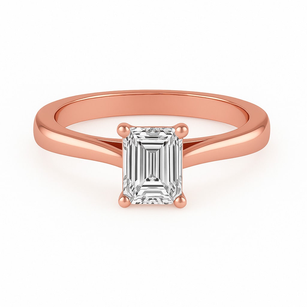 Breigh Natural 4 Prong  Diamond Ring