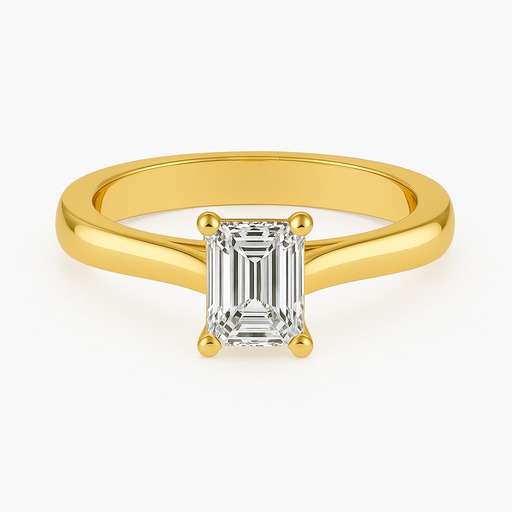 Breigh Natural 4 Prong  Diamond Ring