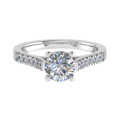Cayanne Natural 4 Prong  Diamond Ring