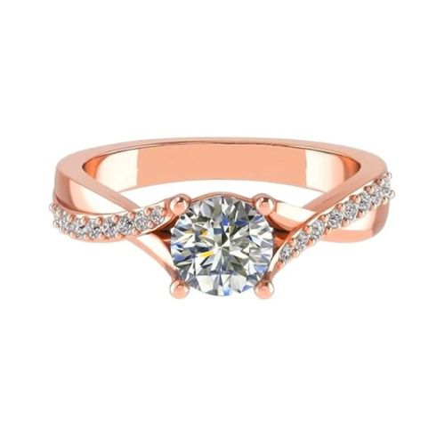 Caren Natural 4 Prong  Diamond Ring