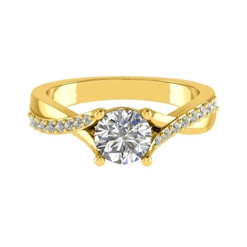 Caren Natural 4 Prong  Diamond Ring