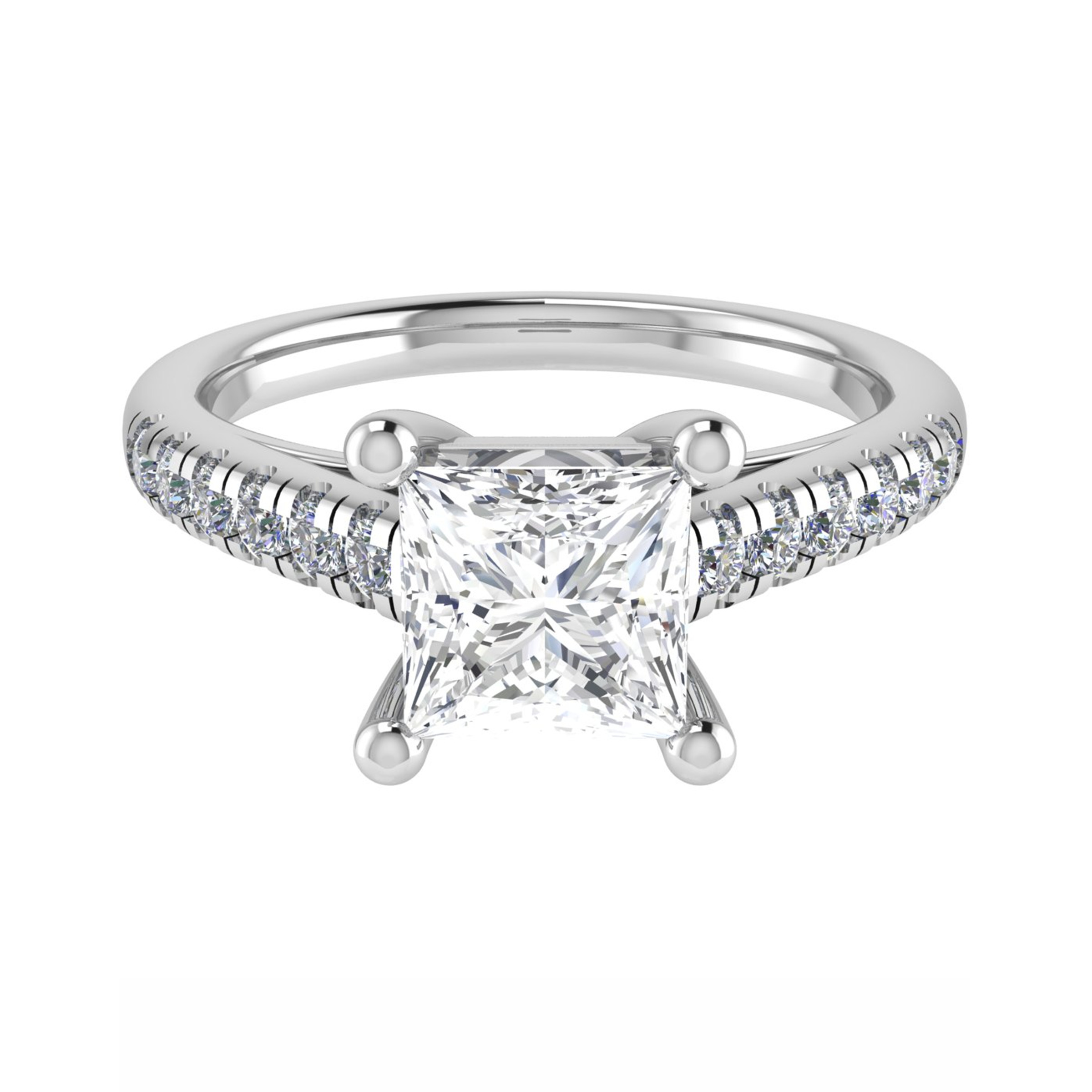 Celie Natural 4 Prong  Diamond Ring
