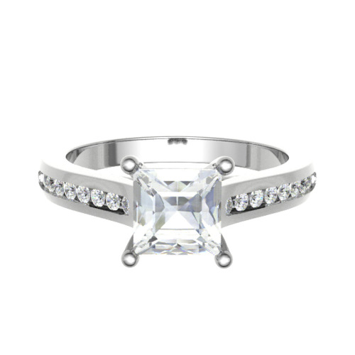 Cianna Natural 4 Prong  Diamond Ring