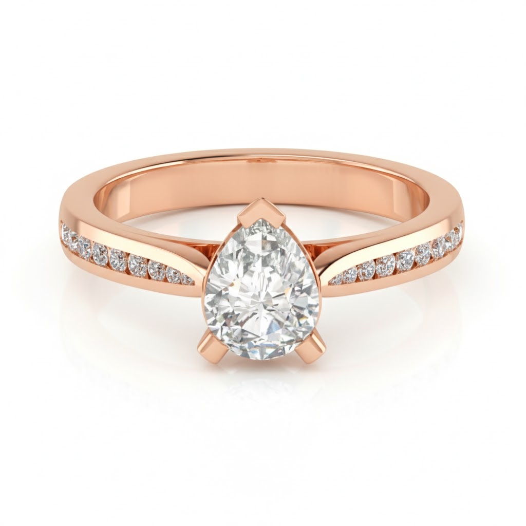 Cami Natural 3 Prong  Diamond Ring