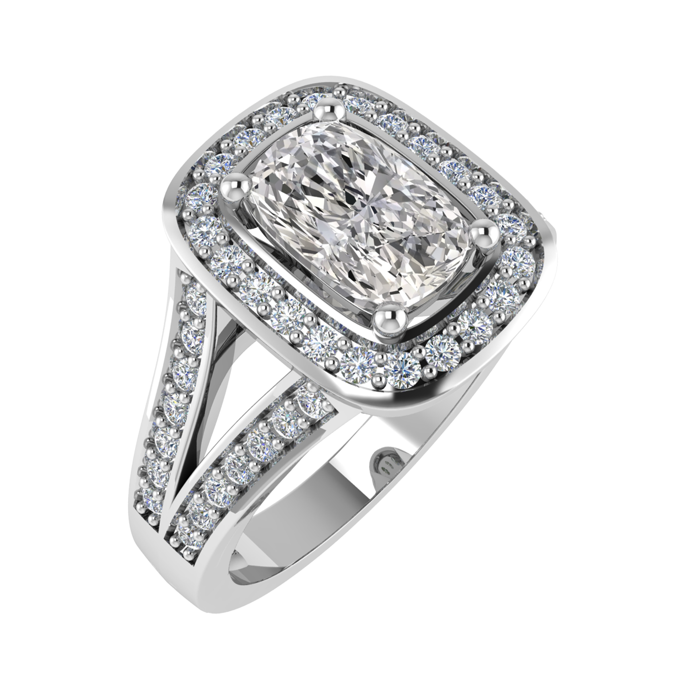 Marina Natural 4 Prong  Diamond Ring