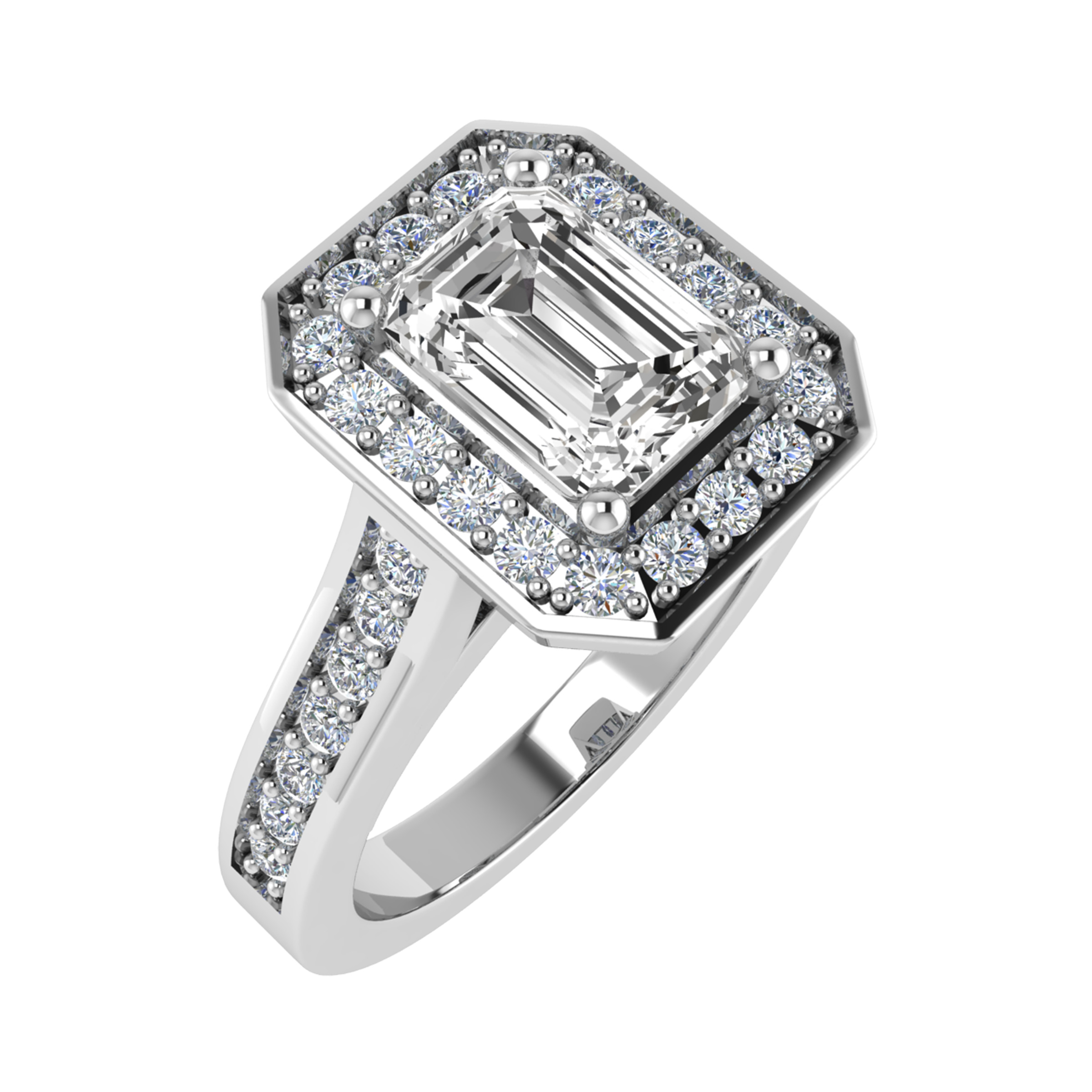 Zayla 0.20 - 3.00 Carat Natural 4 Prong  Diamond Ring