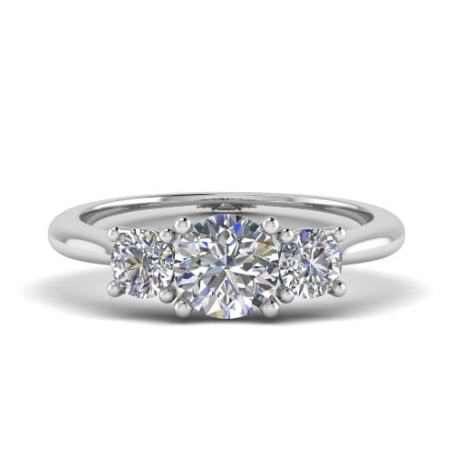 Zara Shining 3 Stone  Engagement Ring