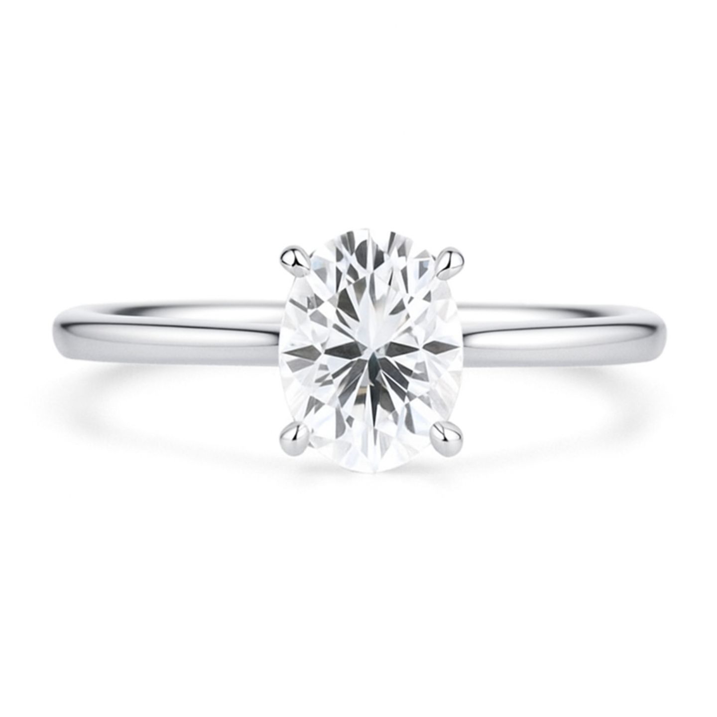 Celisa Natural 4 Prong  Diamond Ring