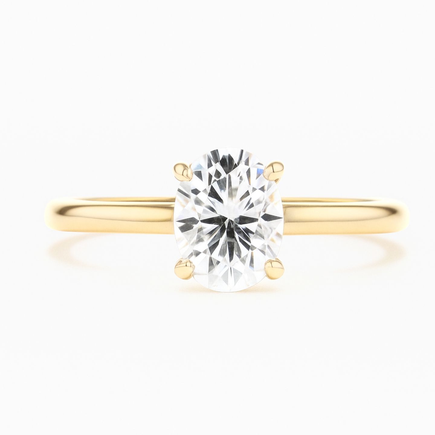 Celisa Natural 4 Prong  Diamond Ring