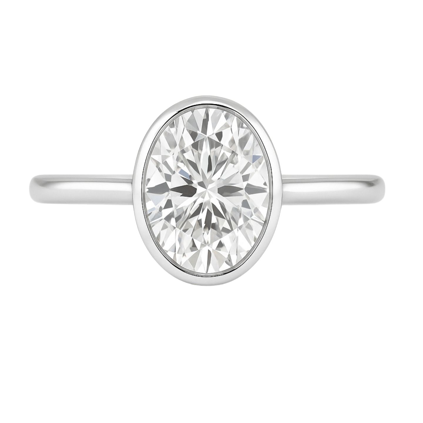 Cena Natural Bezel  Diamond Ring