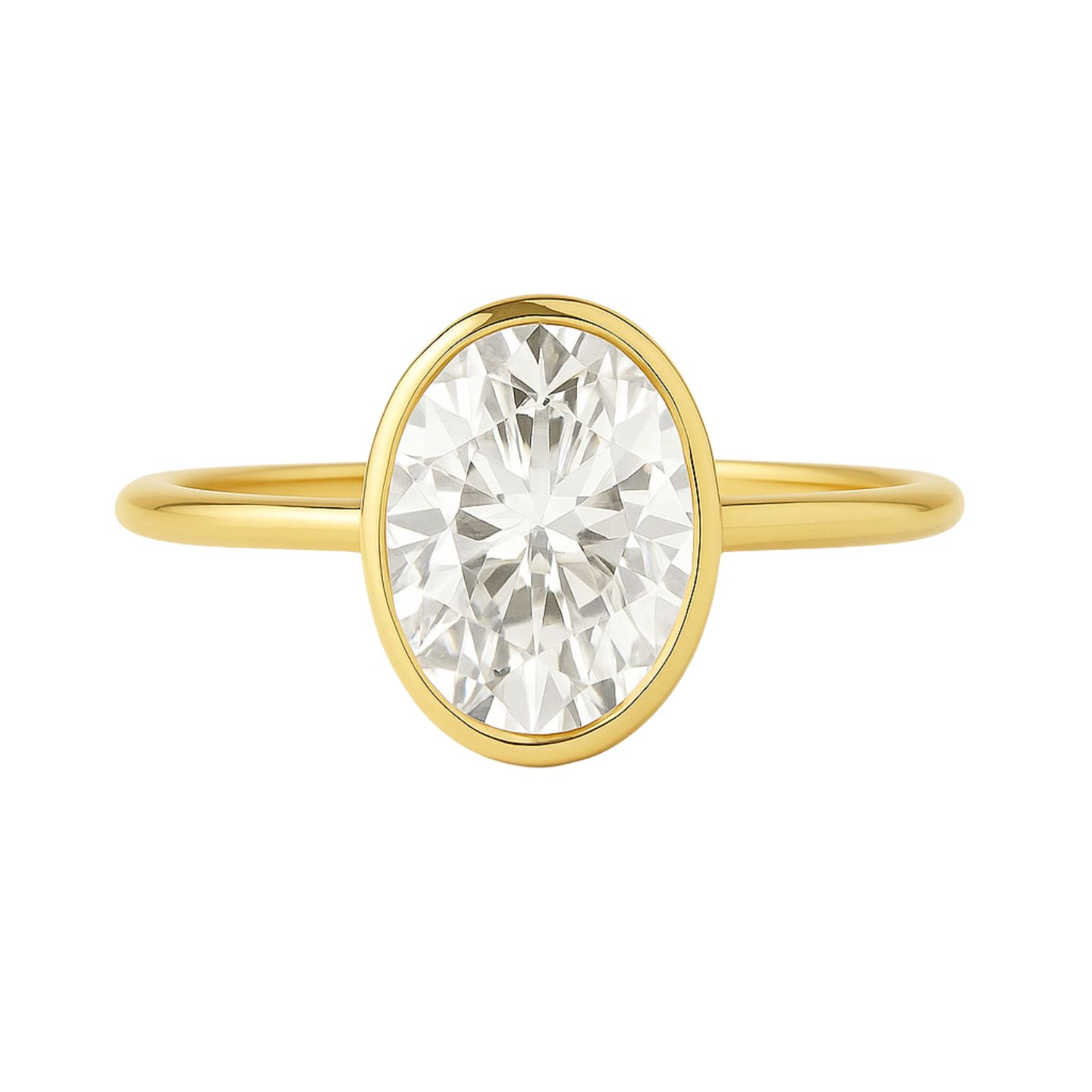 Cena Natural Bezel  Diamond Ring
