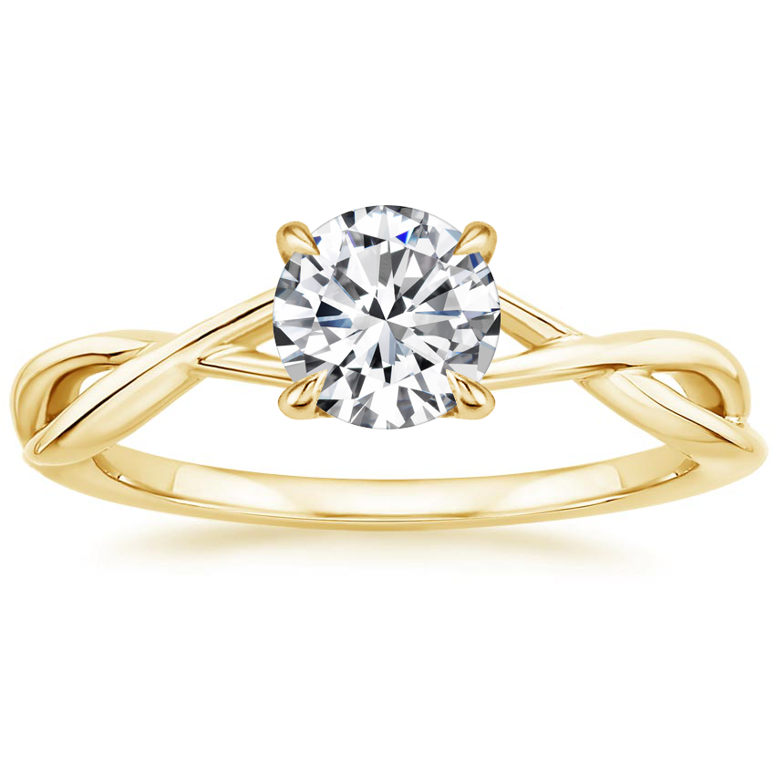 Denay Natural 4 Prong  Diamond Ring