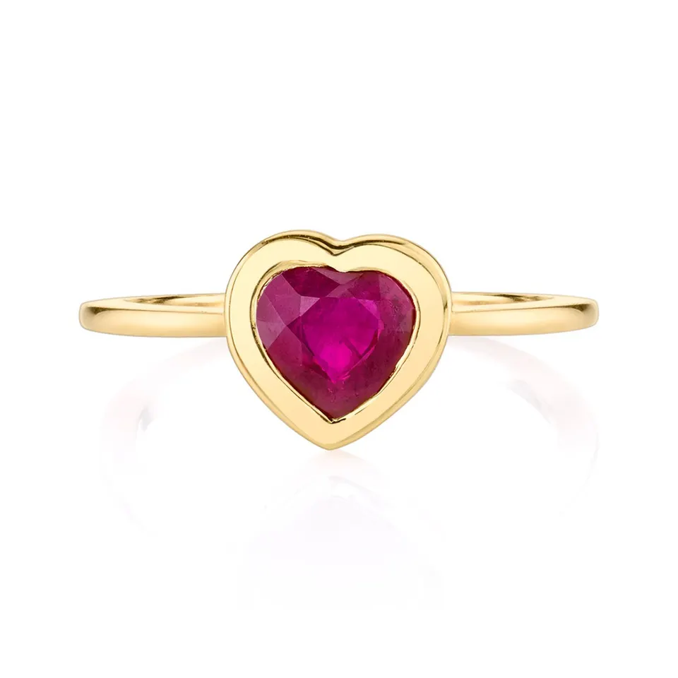 Adrey 0.30 Carat Natural Ruby  Engagement Ring