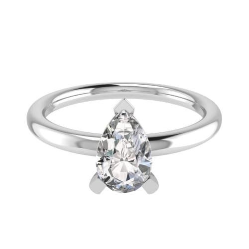 SunshineDiamonds Diamond Solitaire Diamond Rings in 9K Lab-Created Diamond
