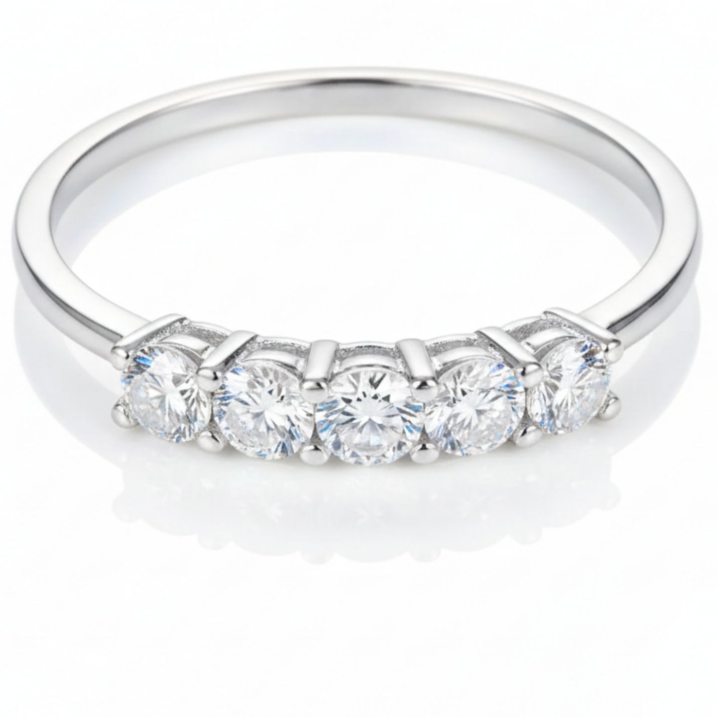 Elizandra Natural Prong  Diamond Ring