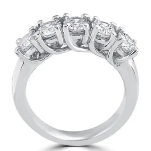 0.25 Ct Natural Diamond Round Cut Eldora  in 9K White Gold