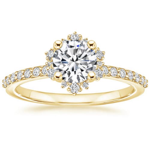 Bellini Natural 4 Prong Set  Diamond Ring