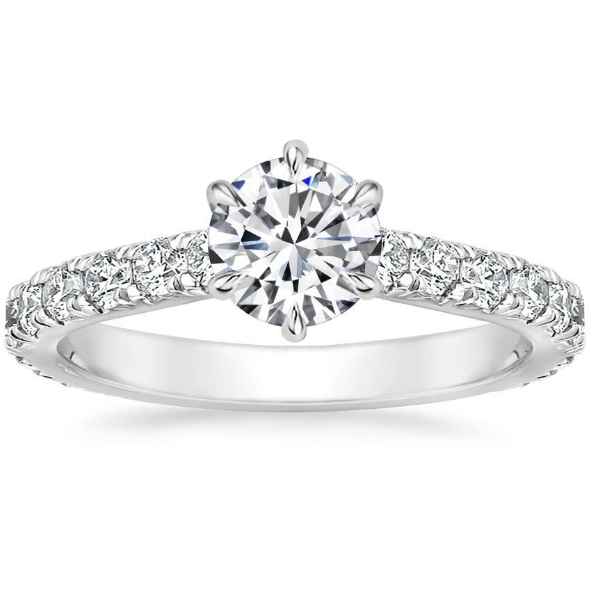 Clara 6 Prong 0.20–3.00 Carat Round Diamond Engagement Ring