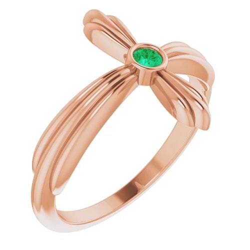 Oriah Emerald  Engagement Ring